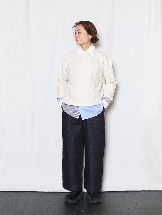 13.5オンスデニムオーバーカーブパンツ TIGRE BROCANTE