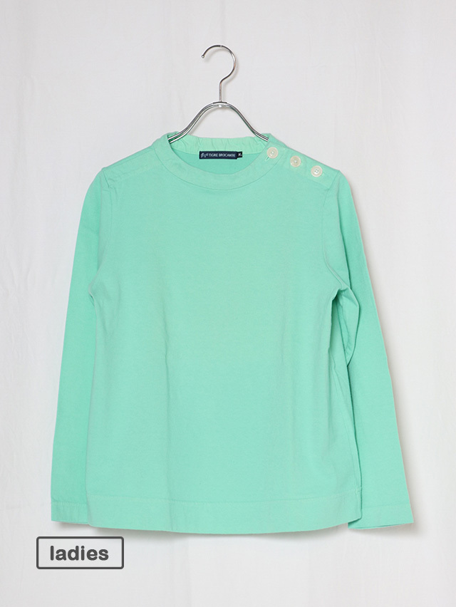 20天竺ショルダーボタン長袖T