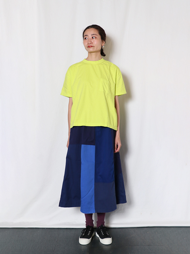 20天竺ベニスビーチポケット半袖T TIGRE BROCANTE