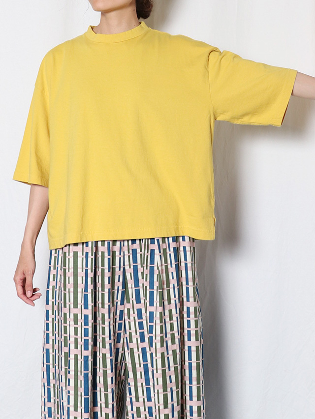 ティグルブロカンテ TIGRE BROCANTE 20/1天竺 ヤッコTシャツ TPO-142S-TBC1 日本製   2025SS ティグルブロカンテ TIGRE BROCANTE 20/1天竺 ヤッコTシャツ TPO