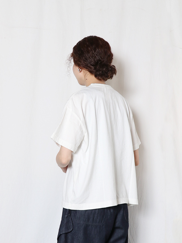 20天竺ベニスビーチポケット半袖T TIGRE BROCANTE