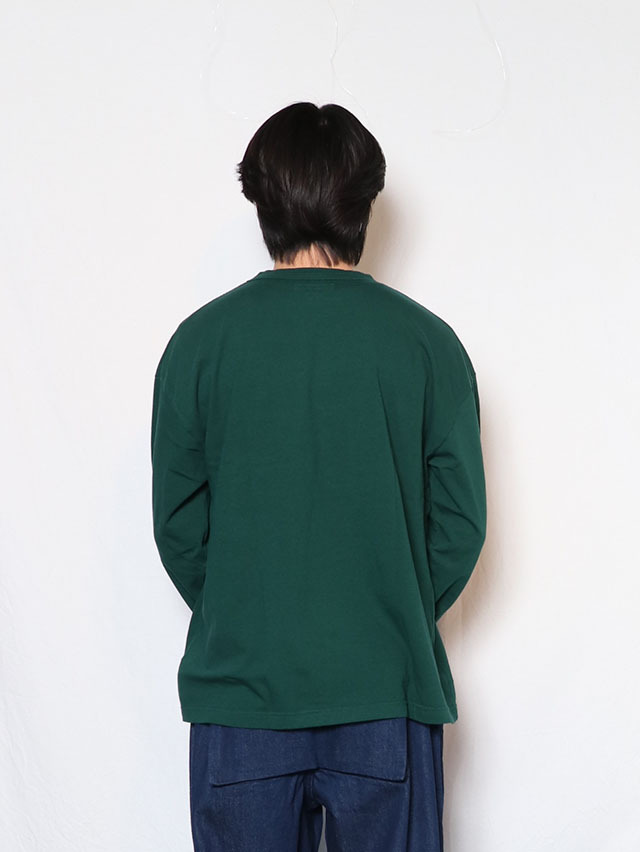 TIGRE BROCANTE ティグルブロカンテ ベニスビーチ 藍染 リブ ロングスリーブT 長袖Tシャツ HS-2-TPO129 日本製 20天竺ベニスビーチ長袖T TIGRE BROCANTE
