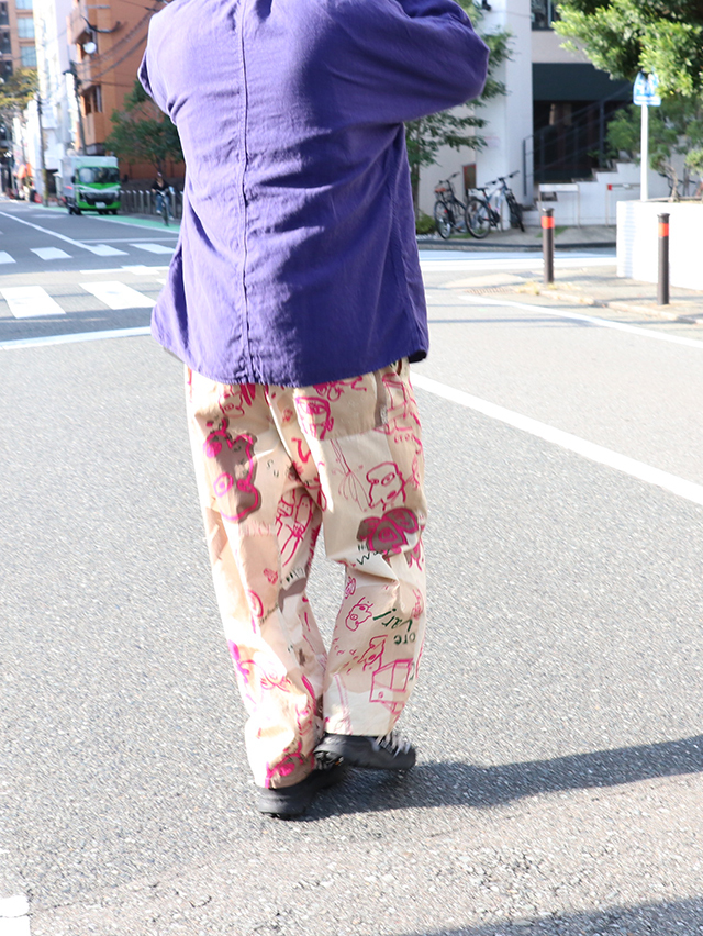 KAKEI boys ウェザータゴサクロングパンツ TIGRE BROCANTE