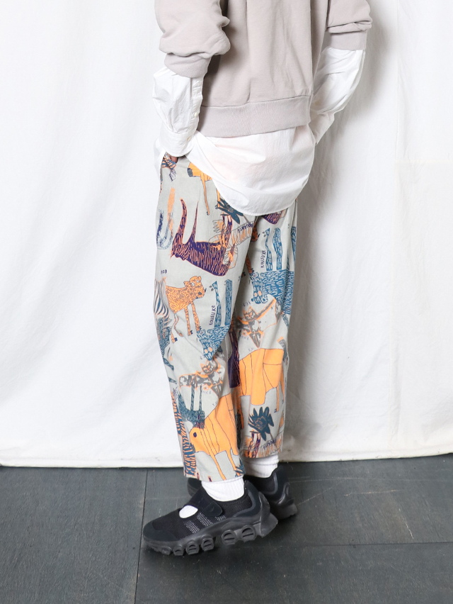 Lively animals 天竺クルタパンツ TIGRE BROCANTE