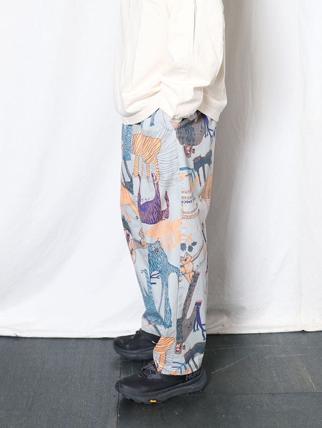 Lively animals ヘリンボンタゴサクパンツ TIGRE BROCANTE