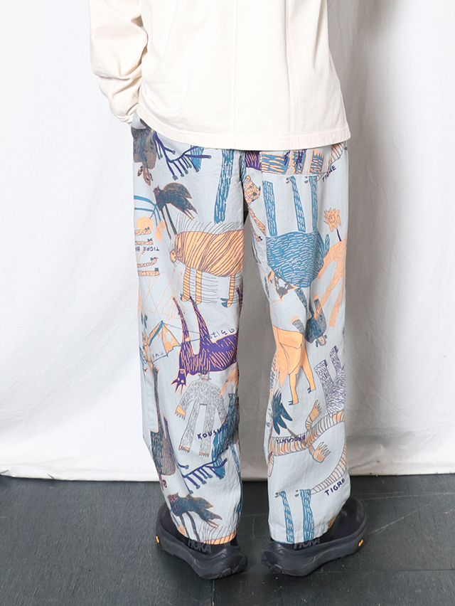 Lively animals ヘリンボンタゴサクパンツ TIGRE BROCANTE