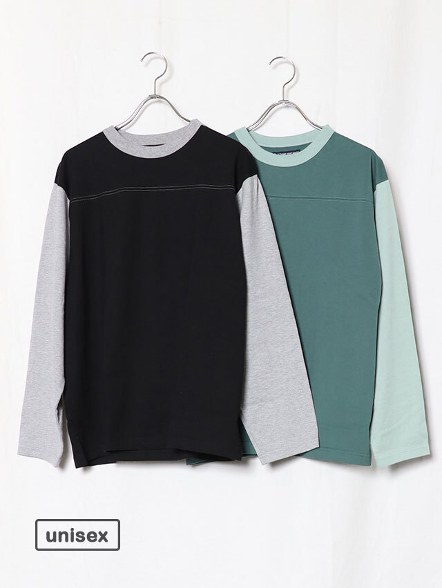 40/2モダン天竺ダートトラッカー長袖T