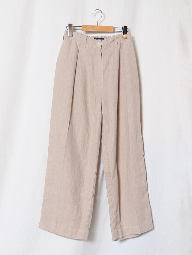 40リネンコモド9分丈スラックス TIGRE BROCANTE