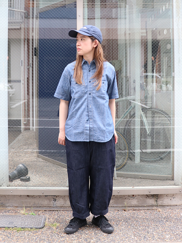 6オンスデニムムエタイ8分丈パンツ TIGRE BROCANTE