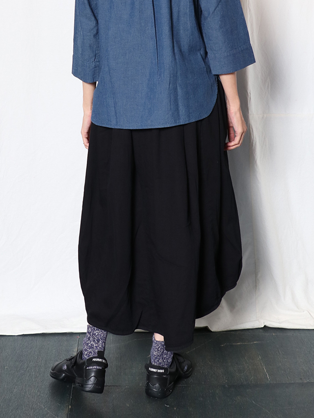 6オンスデニムバレルロングスカート TIGRE BROCANTE