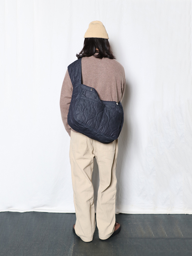 6オンスデニムキルト メッセンジャーバッグ TIGRE BROCANTE