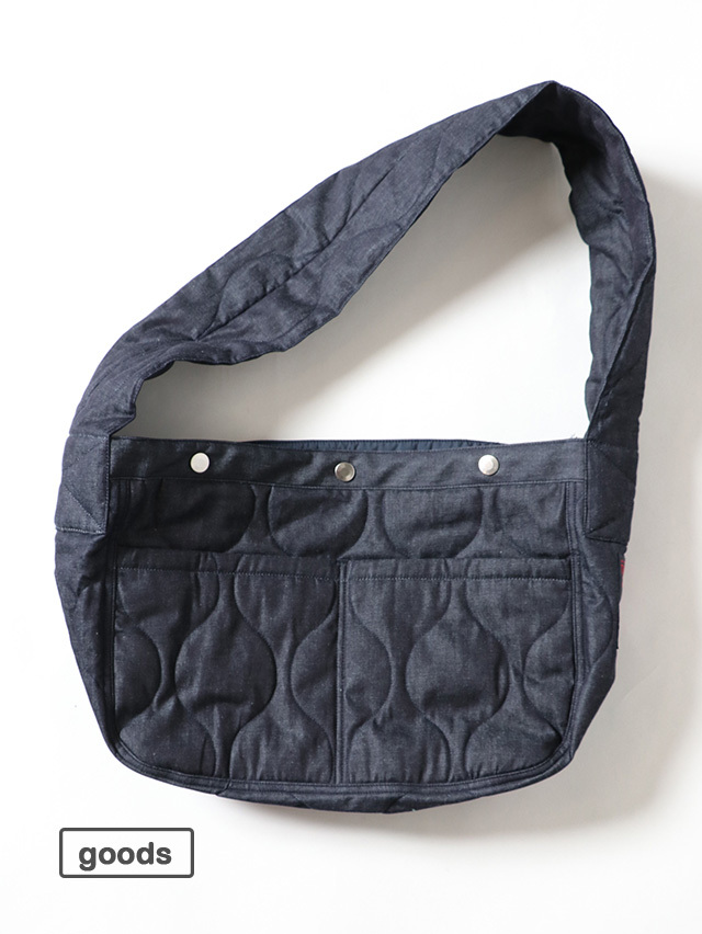 6オンスデニムキルト メッセンジャーバッグ