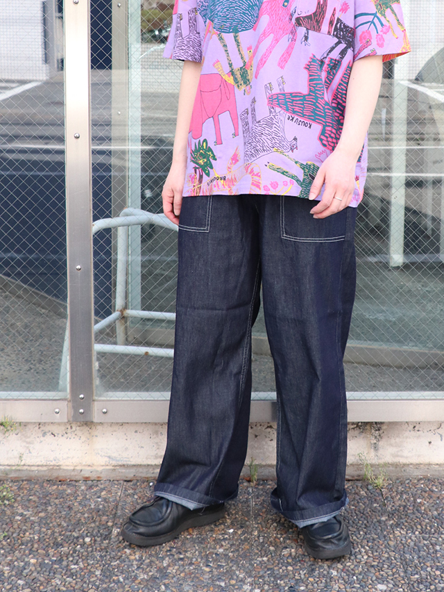 6オンスデニムサルクパンツ TIGRE BROCANTE