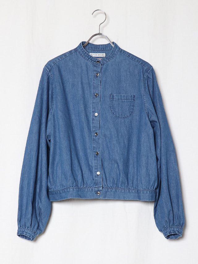 TIGRE BROCANTE ギャザーフリルシャツ ブロードリルフリル長袖シャツ TIGRE BROCANTE