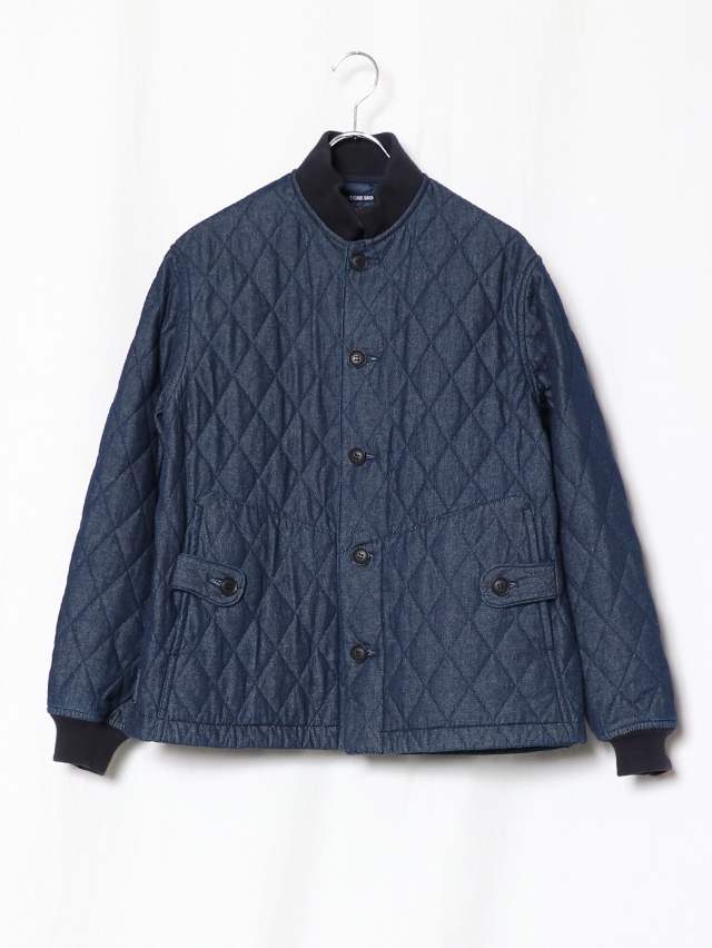 7オンスデニムキルティングボンバーマンリブジャケット TIGRE BROCANTE