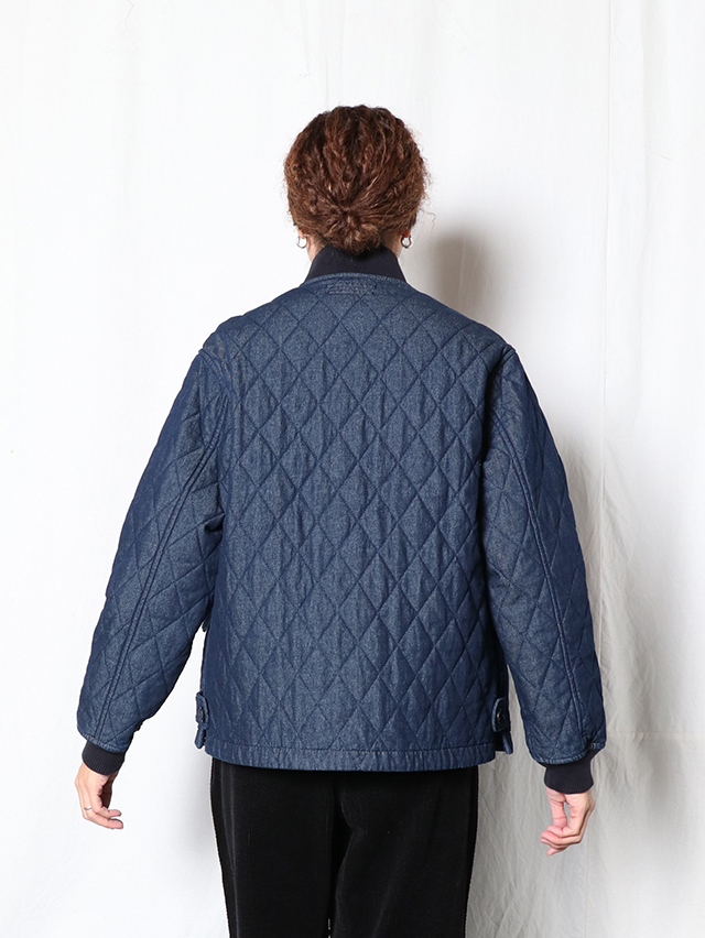 7オンスデニムキルティングボンバーマンリブジャケット TIGRE BROCANTE