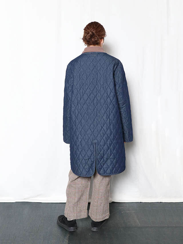 7オンスデニムキルティングライナーハーフコート TIGRE BROCANTE