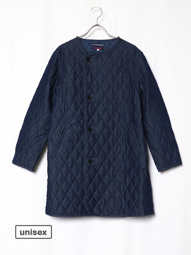 7オンスデニムキルティングライナーハーフコート