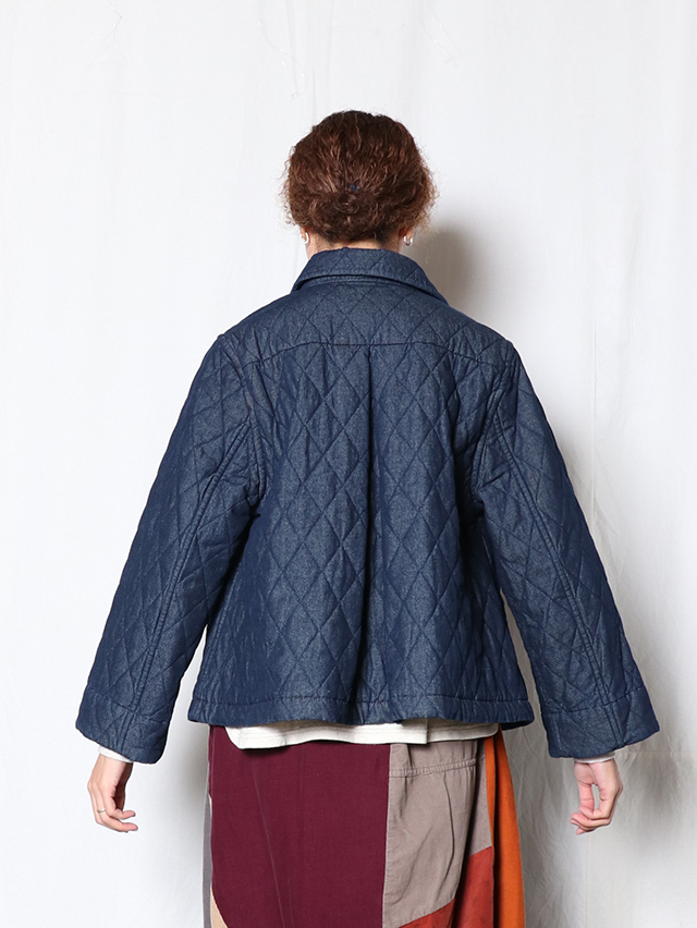 7オンスデニムキルティングウォームカラージャケット TIGRE BROCANTE