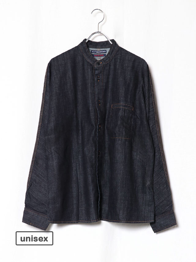 7オンスデニムスタンドストールマンワークシャツ