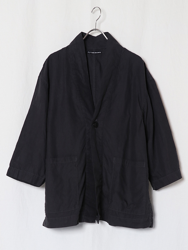 TIGRE BROCANTE 半袖シャツ 青とベージュストライプ SHIRTS シャツ TIGRE BROCANTE