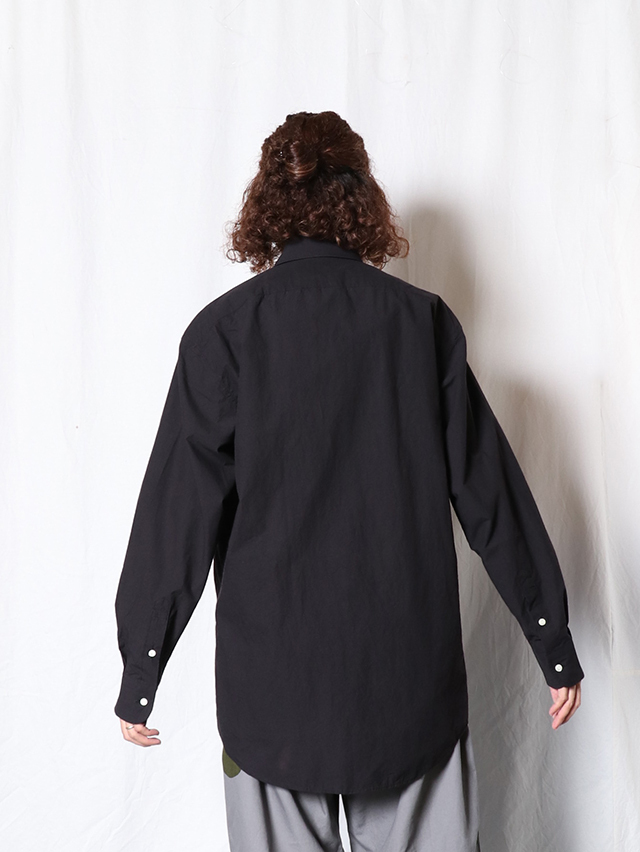 TOGA 新品　タイプライターロングシャツ タイプライタークロスロングシャツ（白）【ユニセックス】004