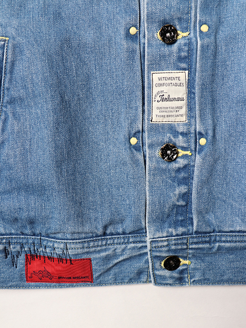 TIGRE BROCANTE デニム Gジャン 予約商品】12.75オンスデニム Gジャン☆クーポン対象 TIGRE BROCANTE