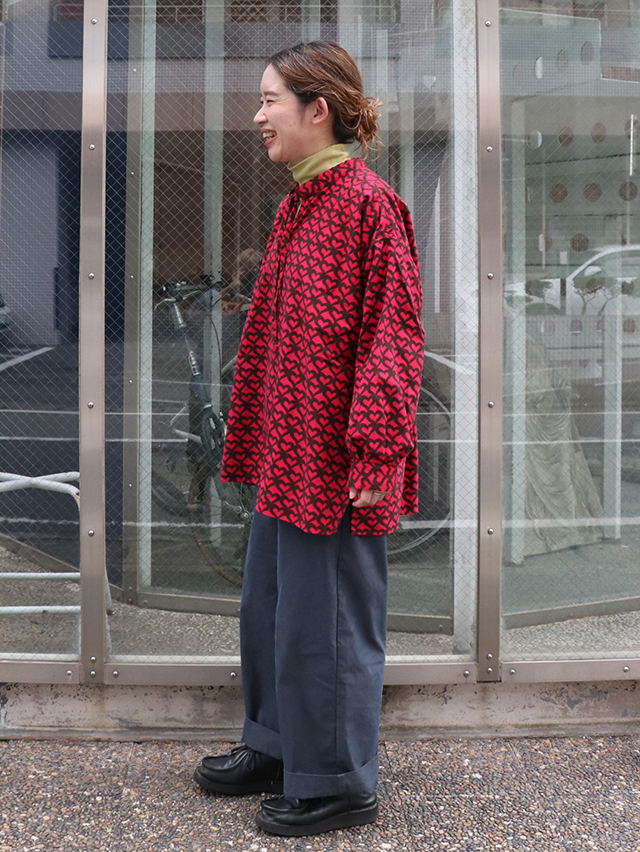 シェアハート ネル プルオーバーロングシャツ TIGRE BROCANTE