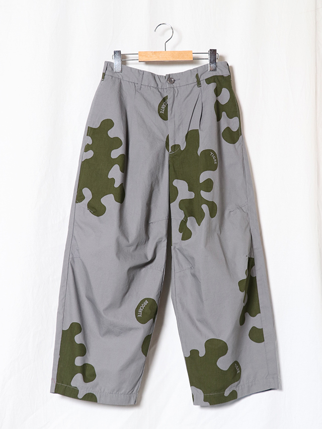 TBアメーバカモダーツワイドパンツ TIGRE BROCANTE