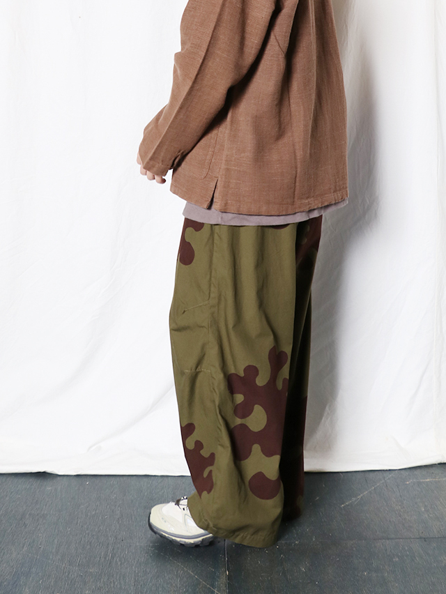 TBアメーバカモダーツワイドパンツ TIGRE BROCANTE