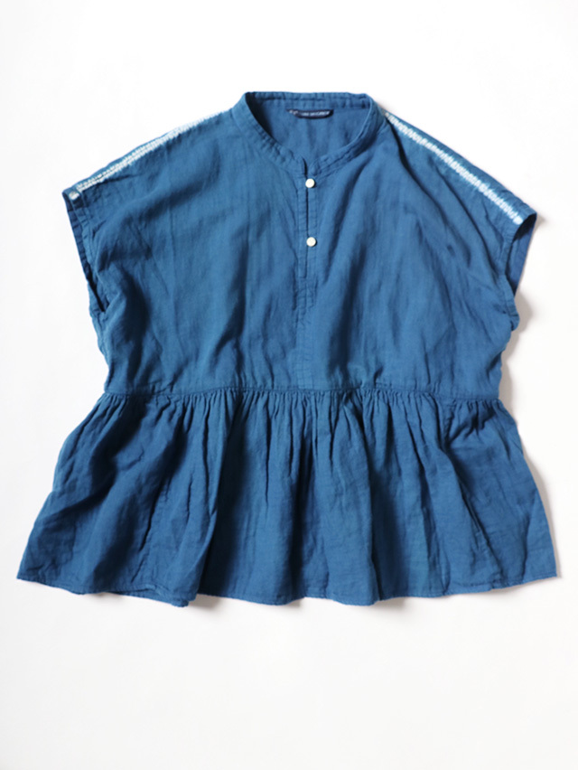 Thin Line絞りオーバーギャザードロップチュニック TIGRE BROCANTE