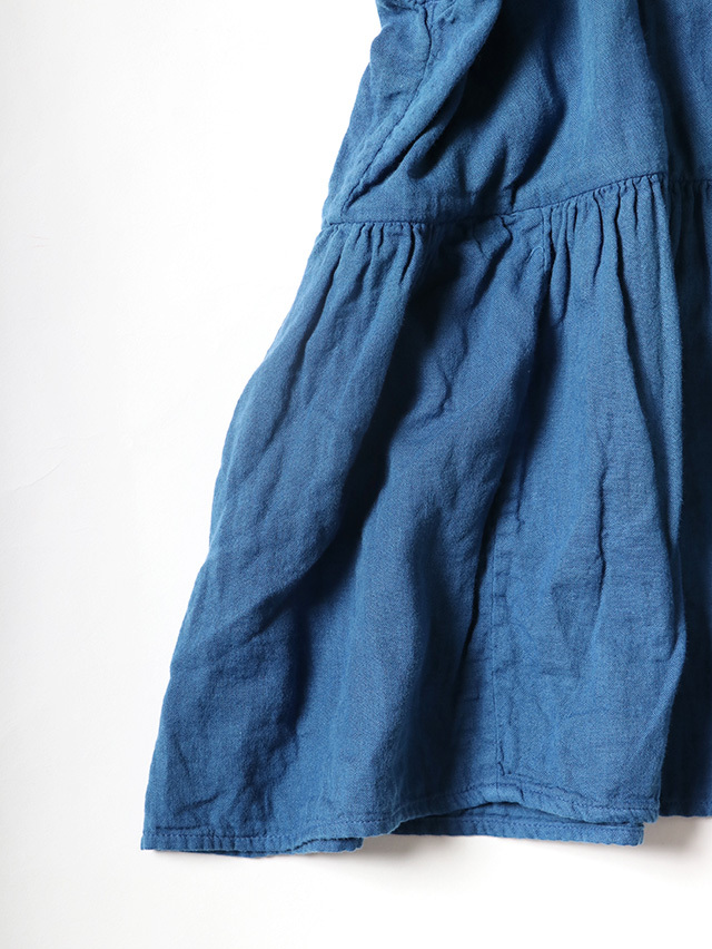 Thin Line絞りオーバーギャザードロップチュニック TIGRE BROCANTE