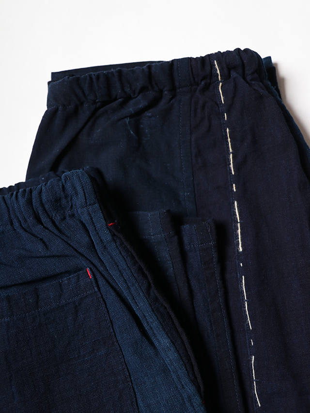 藍の古布タゴサクパンツ TIGRE BROCANTE