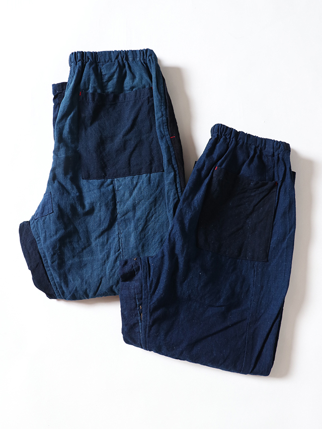 藍の古布タゴサクパンツ TIGRE BROCANTE