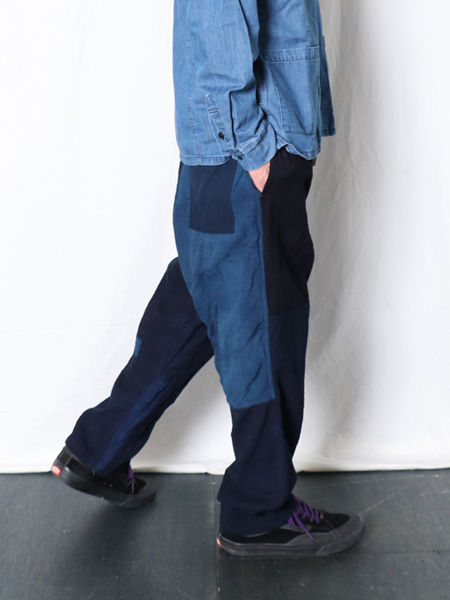藍の古布タゴサクパンツ TIGRE BROCANTE