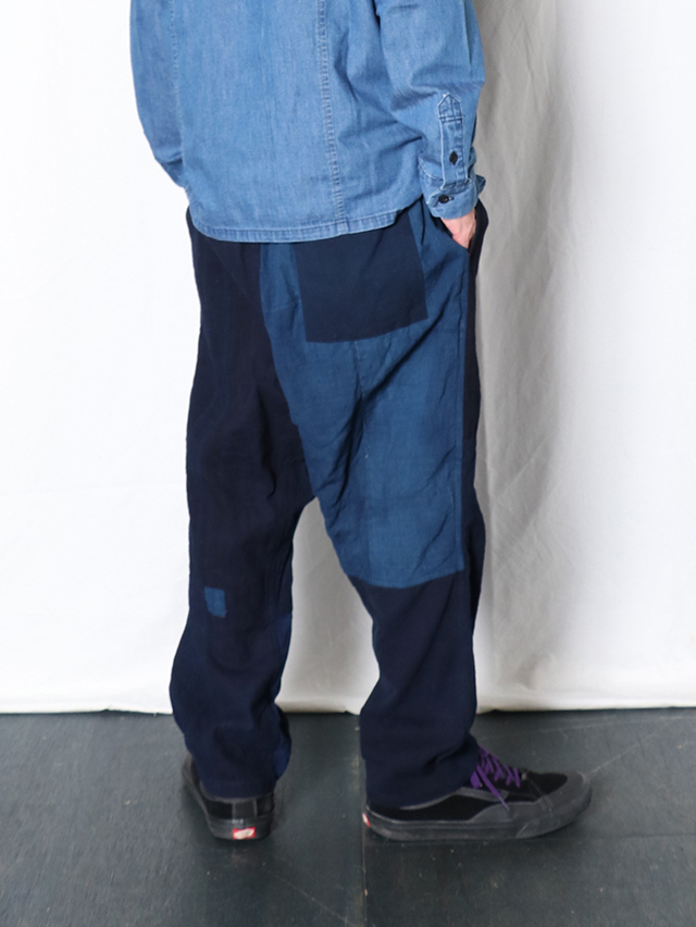 藍の古布タゴサクパンツ TIGRE BROCANTE