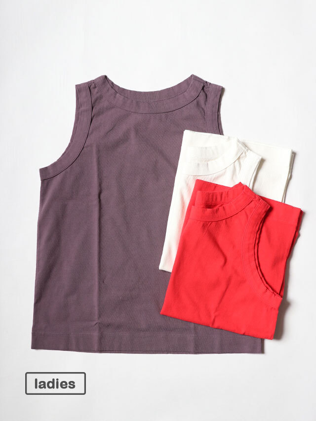 アメリカンヴィンテージライト天竺レディースタンクトップ