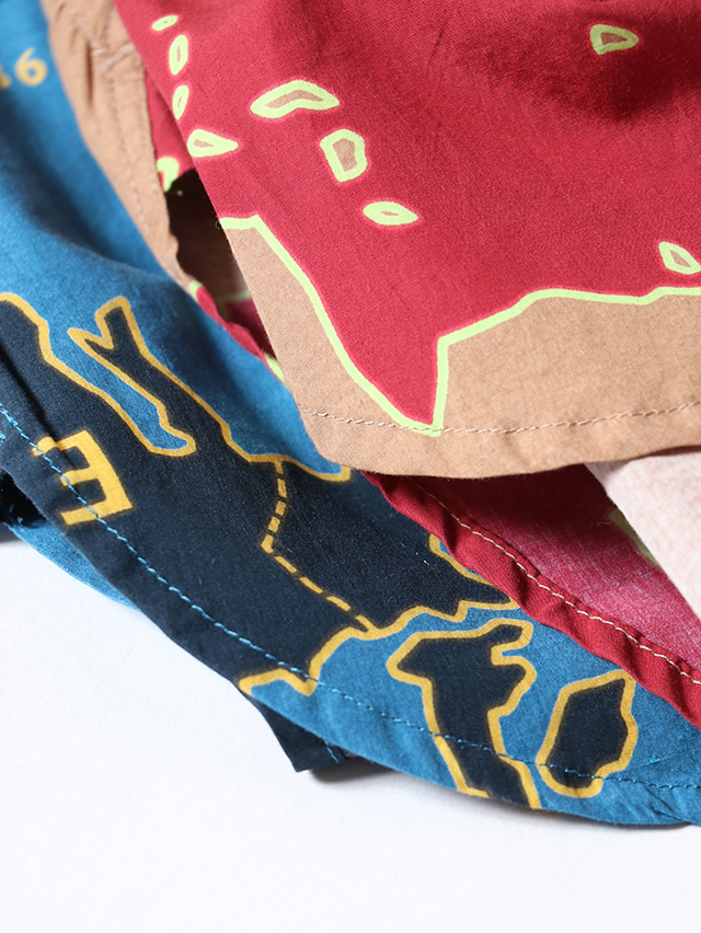 アーミーマップモヤージュタイブラウス TIGRE BROCANTE