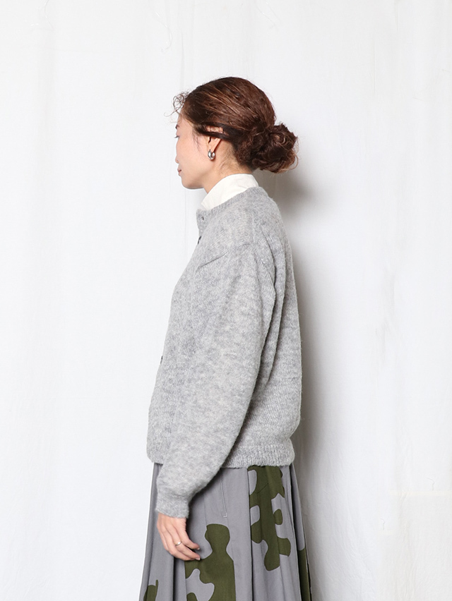 Babyアルパカ ダブルポケットカーディガン TIGRE BROCANTE