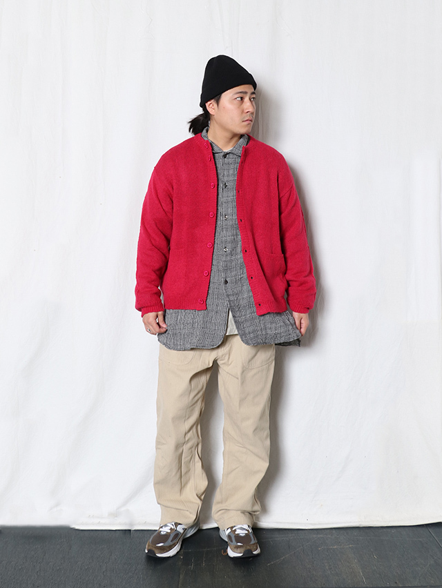 Babyアルパカ ダブルポケットカーディガン TIGRE BROCANTE