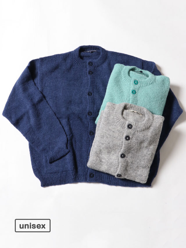 Babyアルパカ ダブルポケットカーディガン