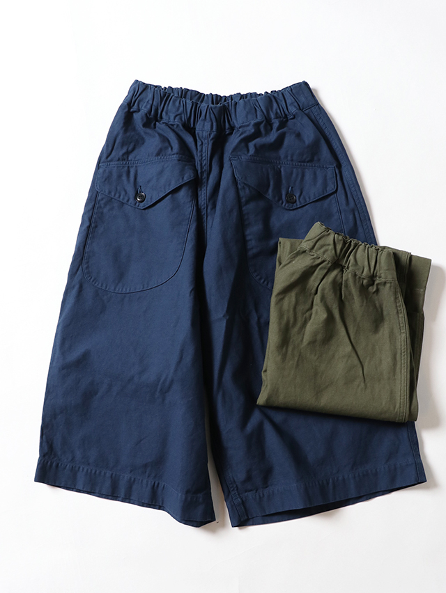バックサテンカーゴキュロットパンツ TIGRE BROCANTE