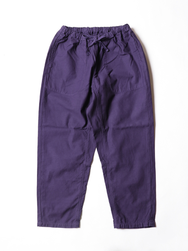 紫⭐︎新品タグ付き✨45R おこめチノ908PANTS 【定価275000円 バックサテンタゴサクロングパンツ TIGRE BROCANTE