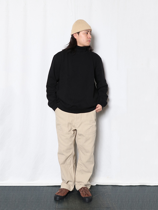 BD裏毛ダブルリブタートルスウェット TIGRE BROCANTE