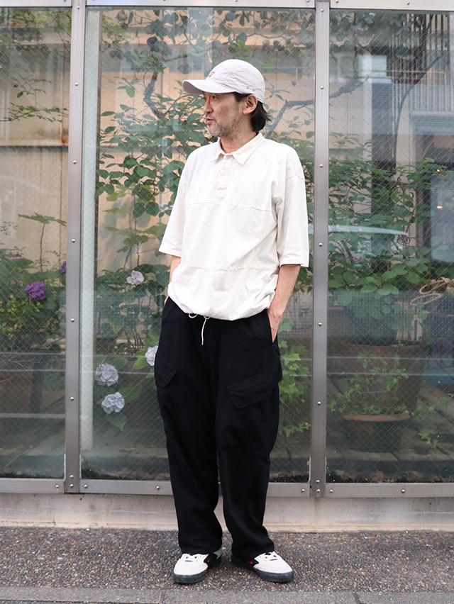 BDドライ天竺ボースンポロ半袖T TIGRE BROCANTE