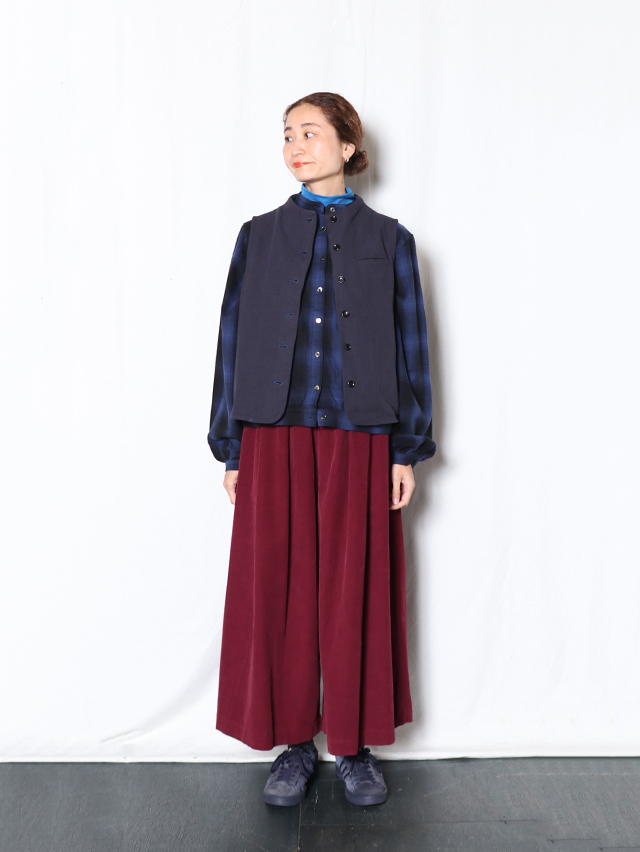 BDヘリンボンボトルネックベスト TIGRE BROCANTE