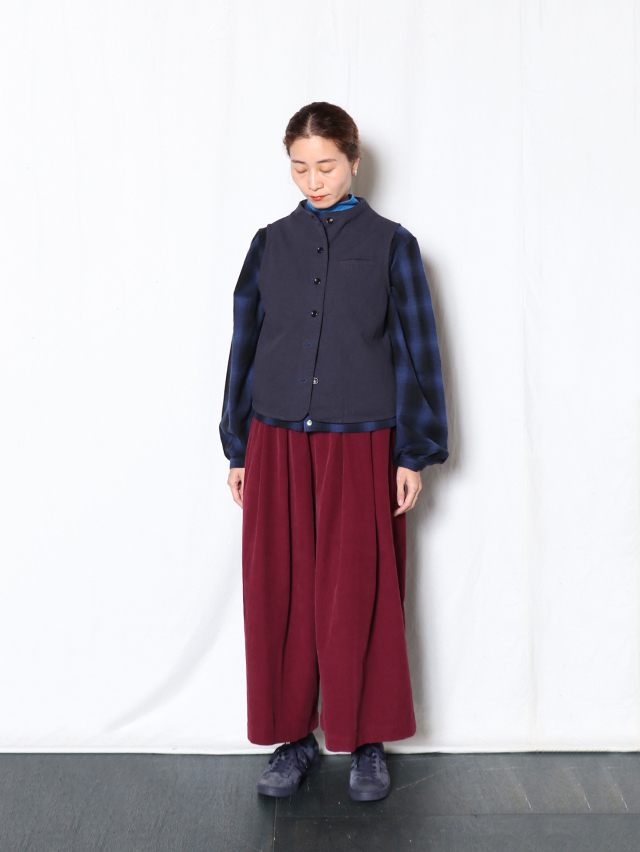 BDヘリンボンボトルネックベスト TIGRE BROCANTE