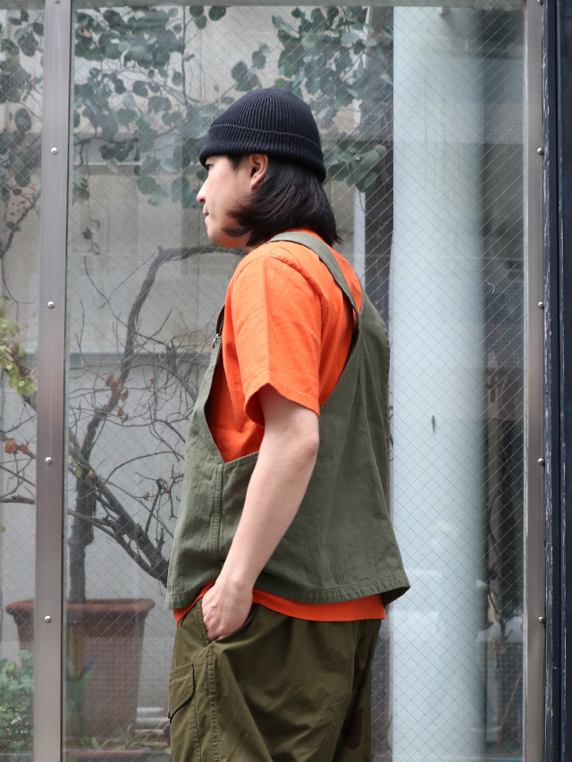 BDヘリンボンワークマンビブベスト TIGRE BROCANTE