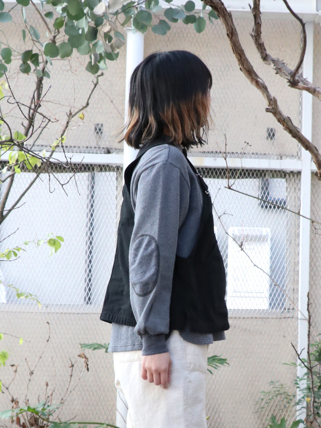 BDヘリンボンワークマンビブベスト TIGRE BROCANTE