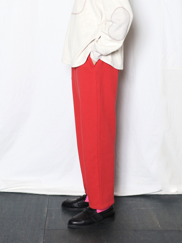 TIGRE BROCANTE コットンパンツ 裏地赤 ナチュラン BD裏毛クルタパンツ TIGRE BROCANTE